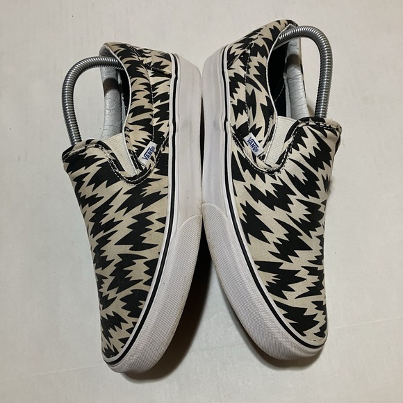 VANS Multicolor‎ Eley Kishimoto Black White Slip-On Shoes Mens Size 8.5 RARE OOP - Picture 4 of 6